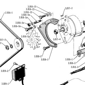 1974 Jeep CJ5 Alternator Mounting