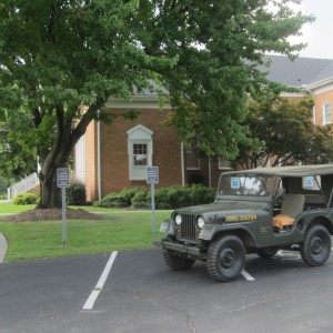 Jeep At Church 2