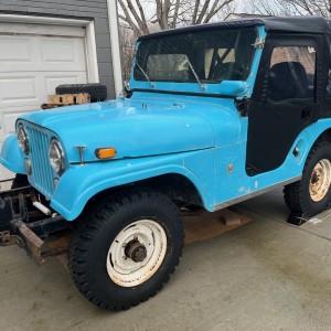 1969 CJ5 ole blue