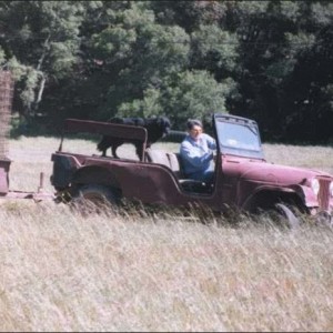 Pulling some kind of wagon