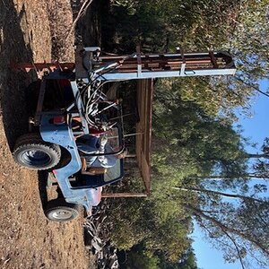My CJ5 Drill Rig